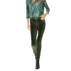 NWT Peruvian Connection Parchment Velveteen 5 Pocket Jeans Skinny Fit Size 14